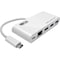 Tripp Lite Hub/Adapter, Portable, USB-C, Gen 1, USB 3.1, White TRPU4600033AGC - alternate 1